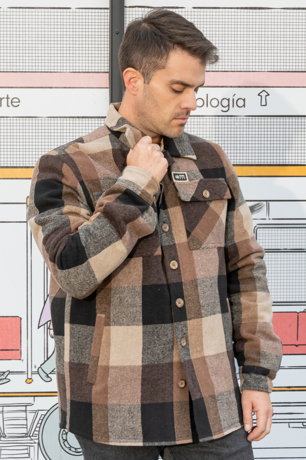 Chaqueta Franela Rodeo Cafe Gangster