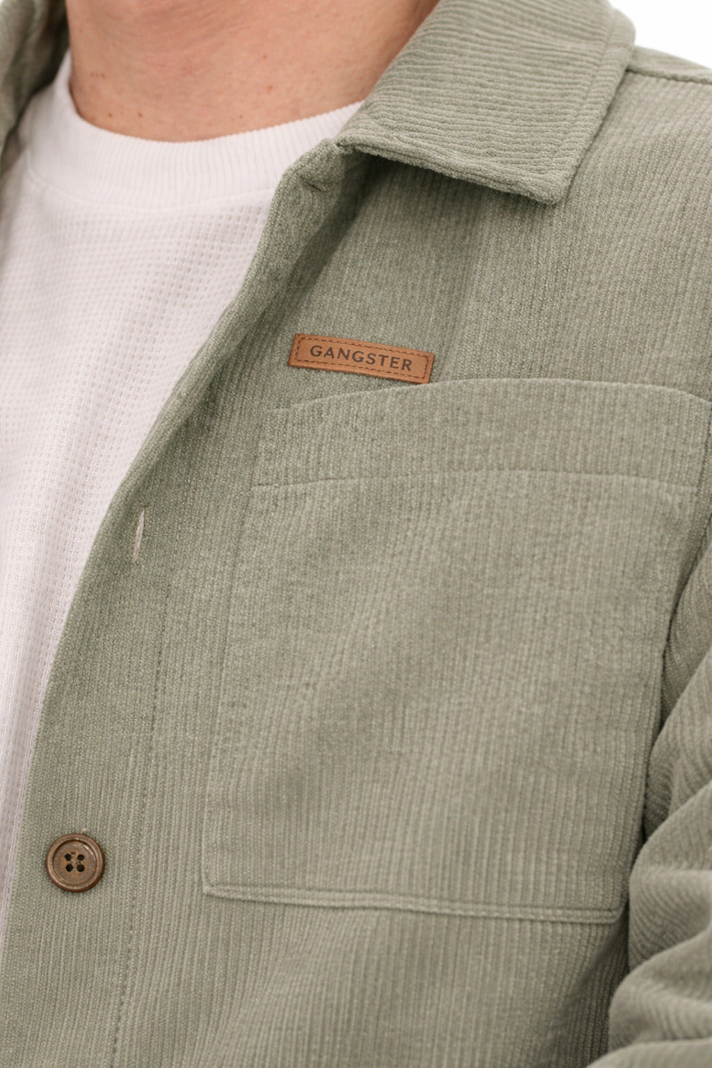Chaqueta Overshirt Sway Verde-3