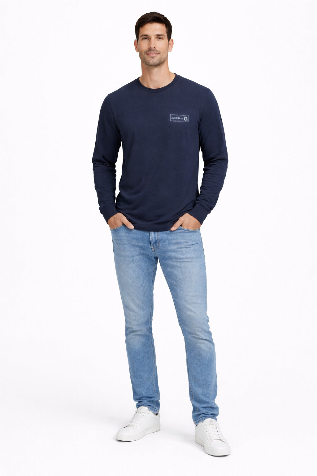 Polera ML Field Azul Marino-thumbmail-3