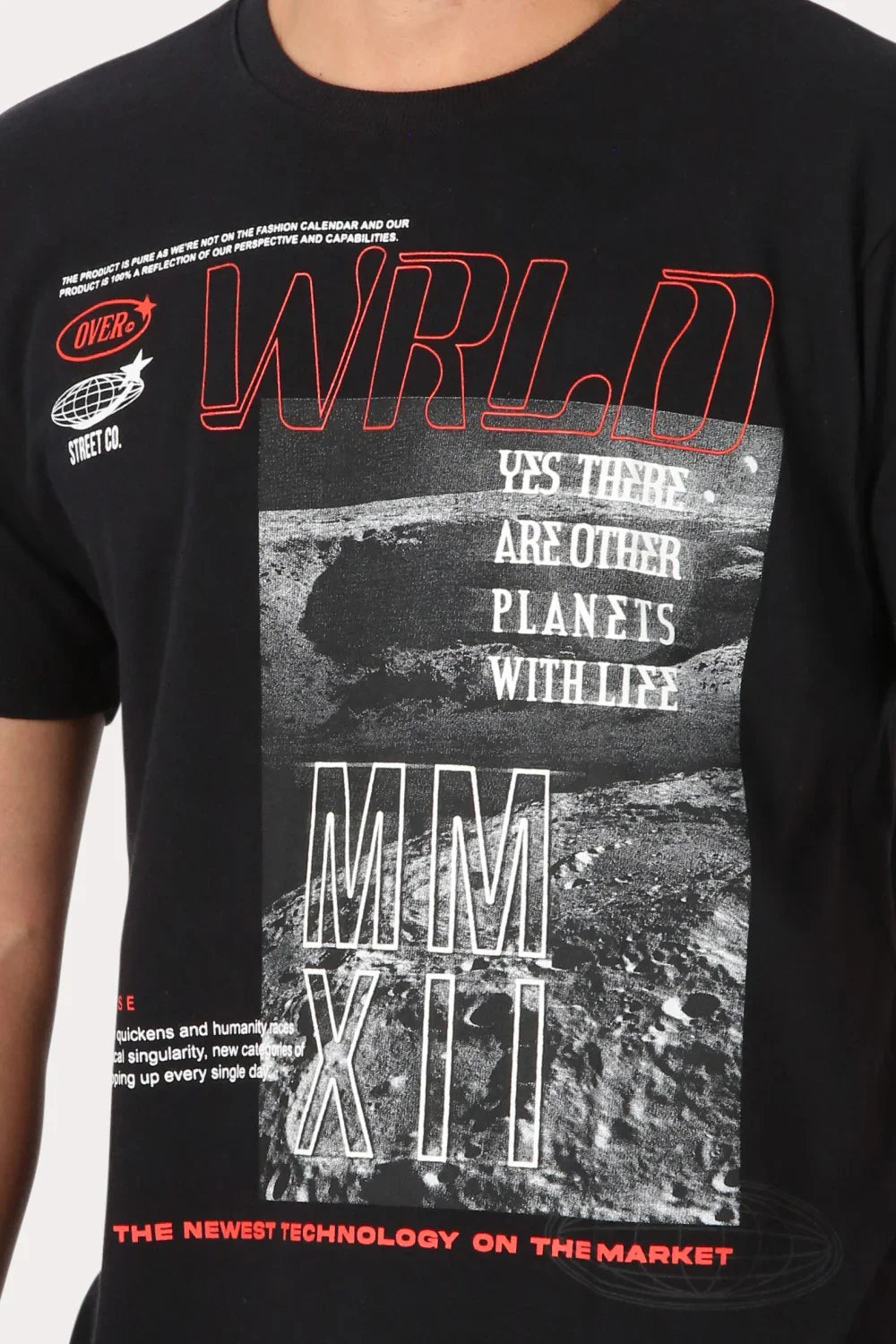 Polera Mc Básica Rasing Negro Overcore - Gangster