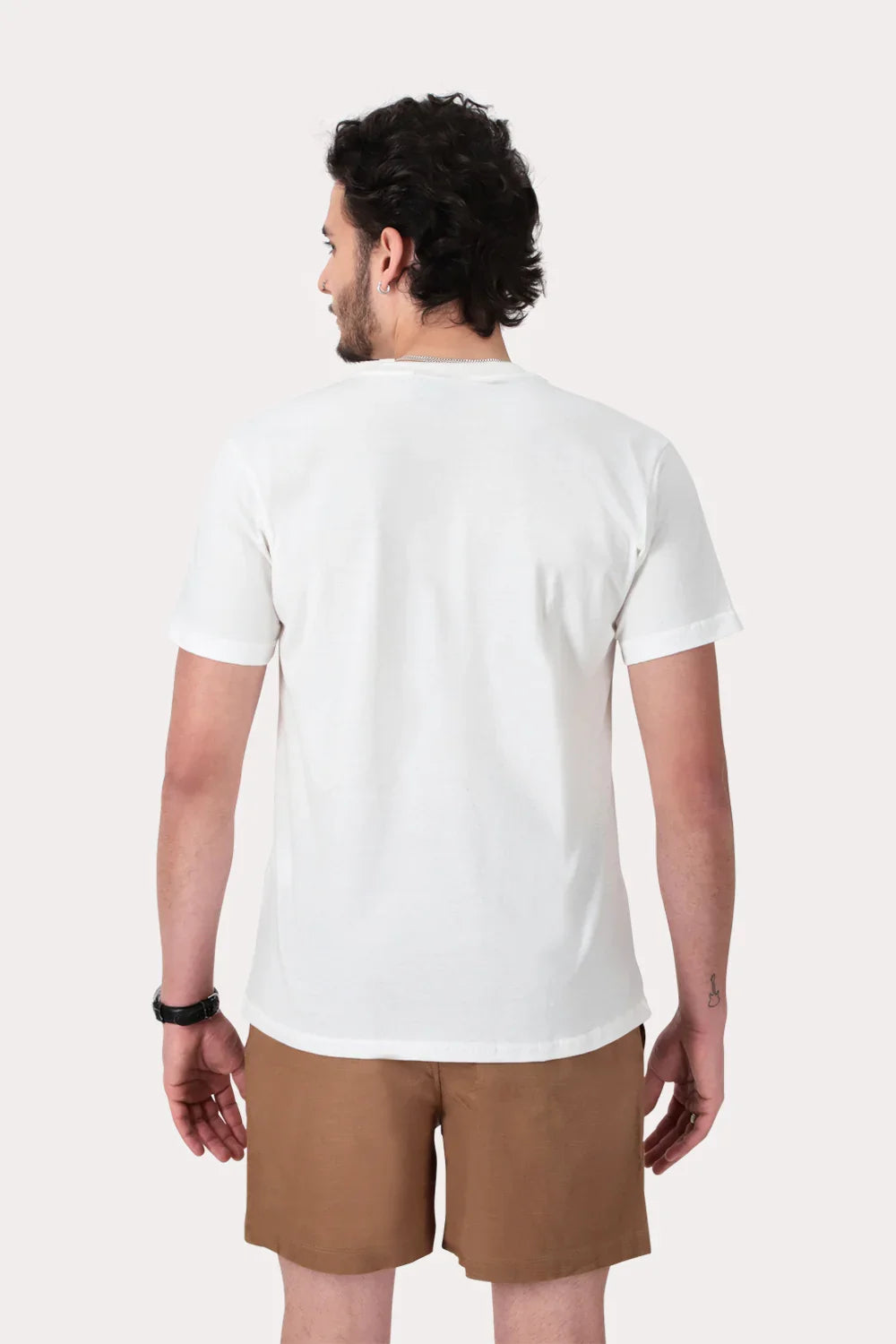 Polera Mc Basica Center Blanco - Gangster