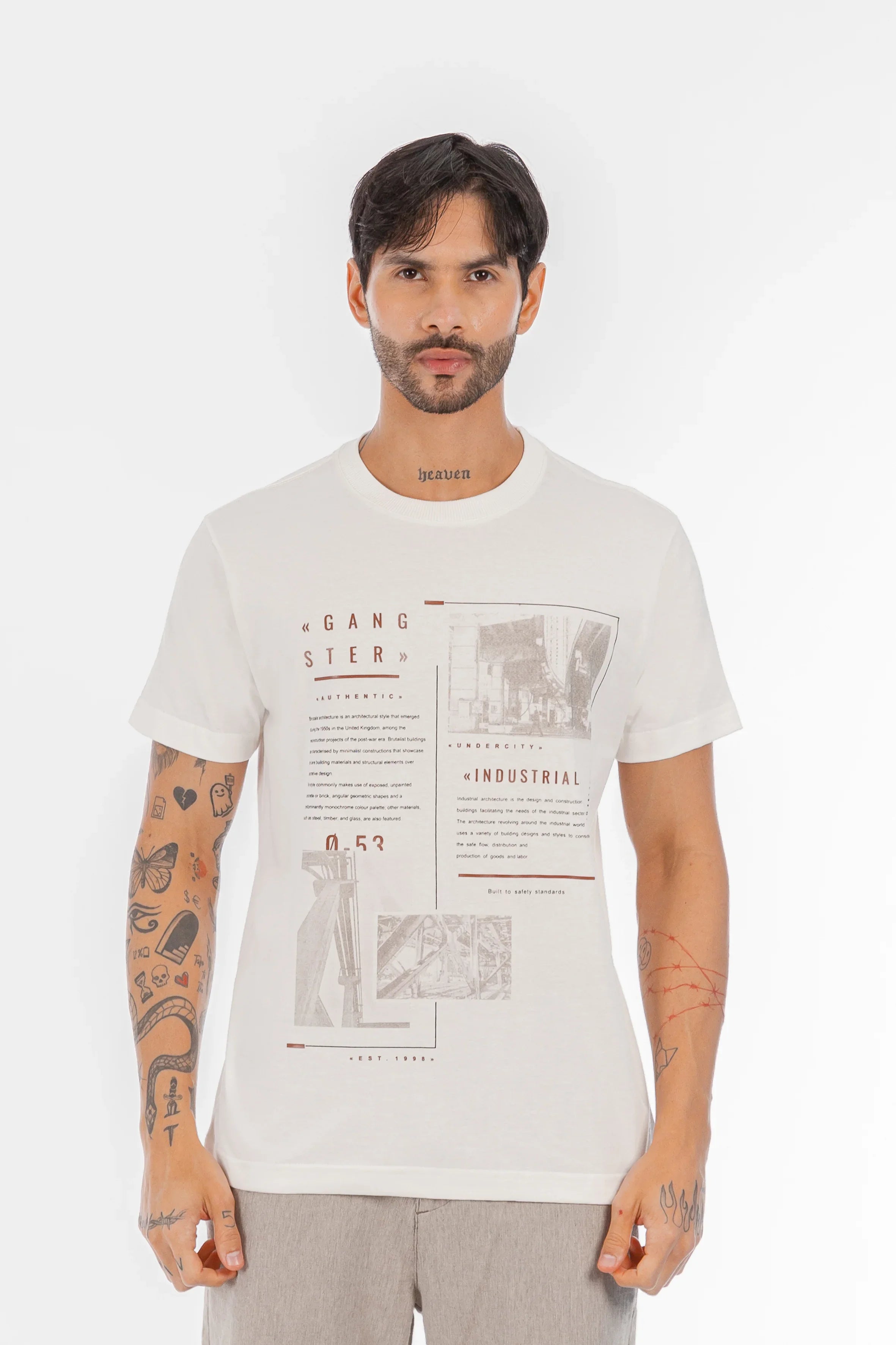 Polera Mc Basica Bridge Blanco - Gangster
