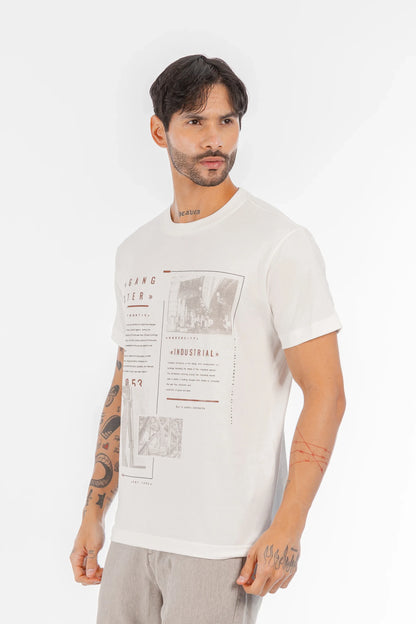 Polera Mc Basica Bridge Blanco - Gangster