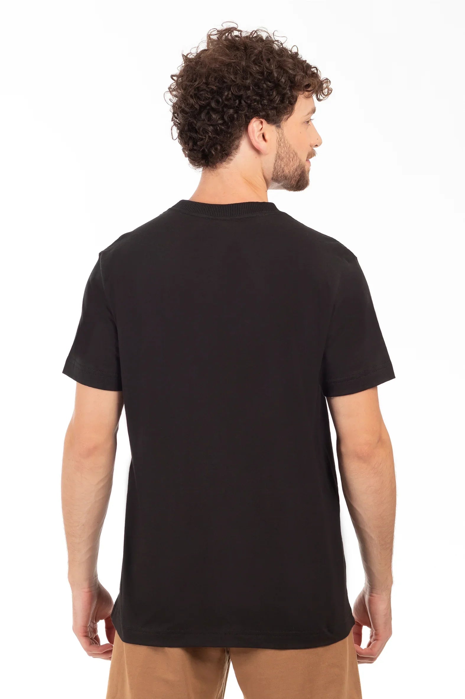 Polera Mc Basica Canal Negro - Gangster