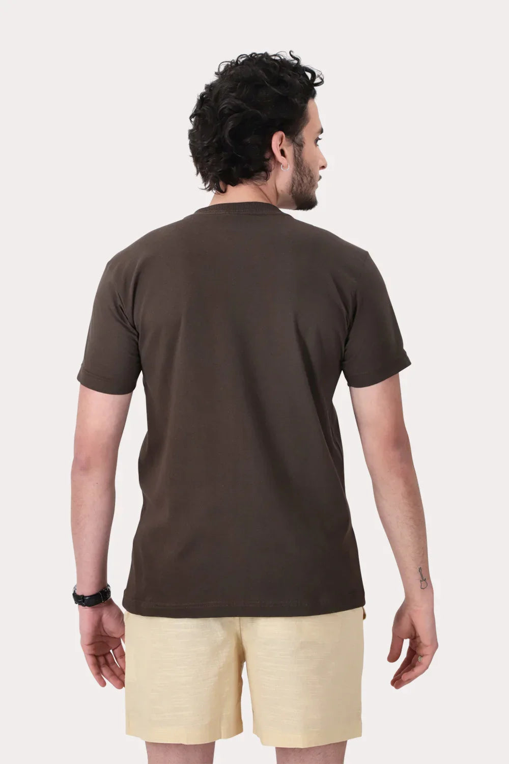 Polera Mc Basica West 4 Café Oscuro - Gangster