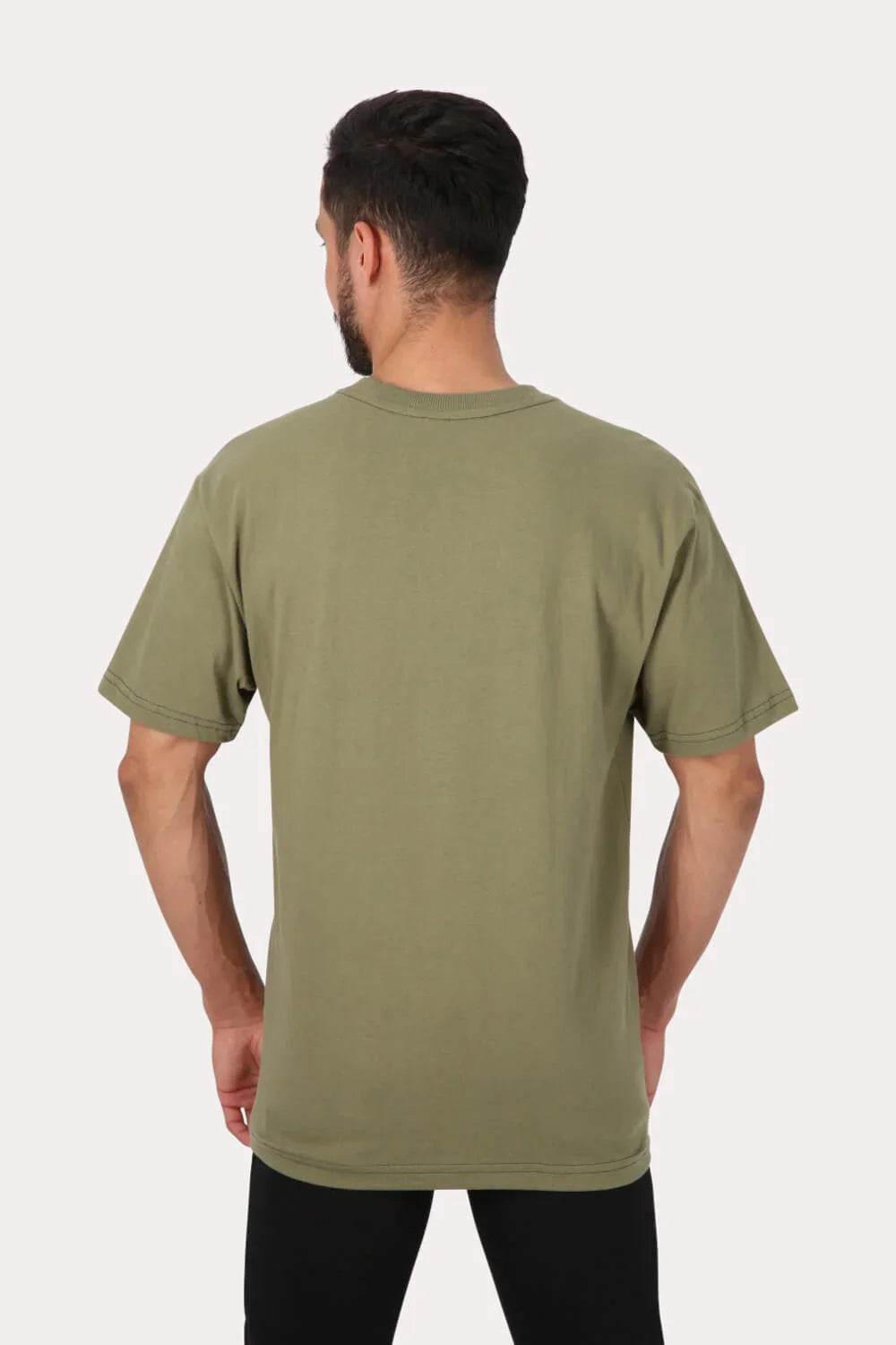 Polera Mc Básica Loose Fit 2 Verde Overcore - Gangster