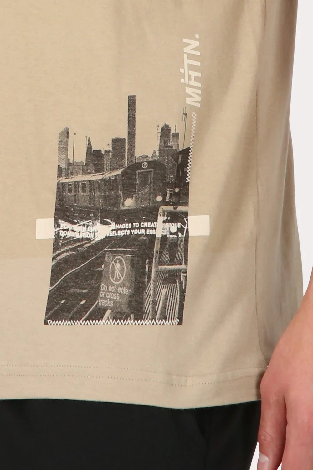 Polera Mc Básica Camel Beige Overcore - Gangster