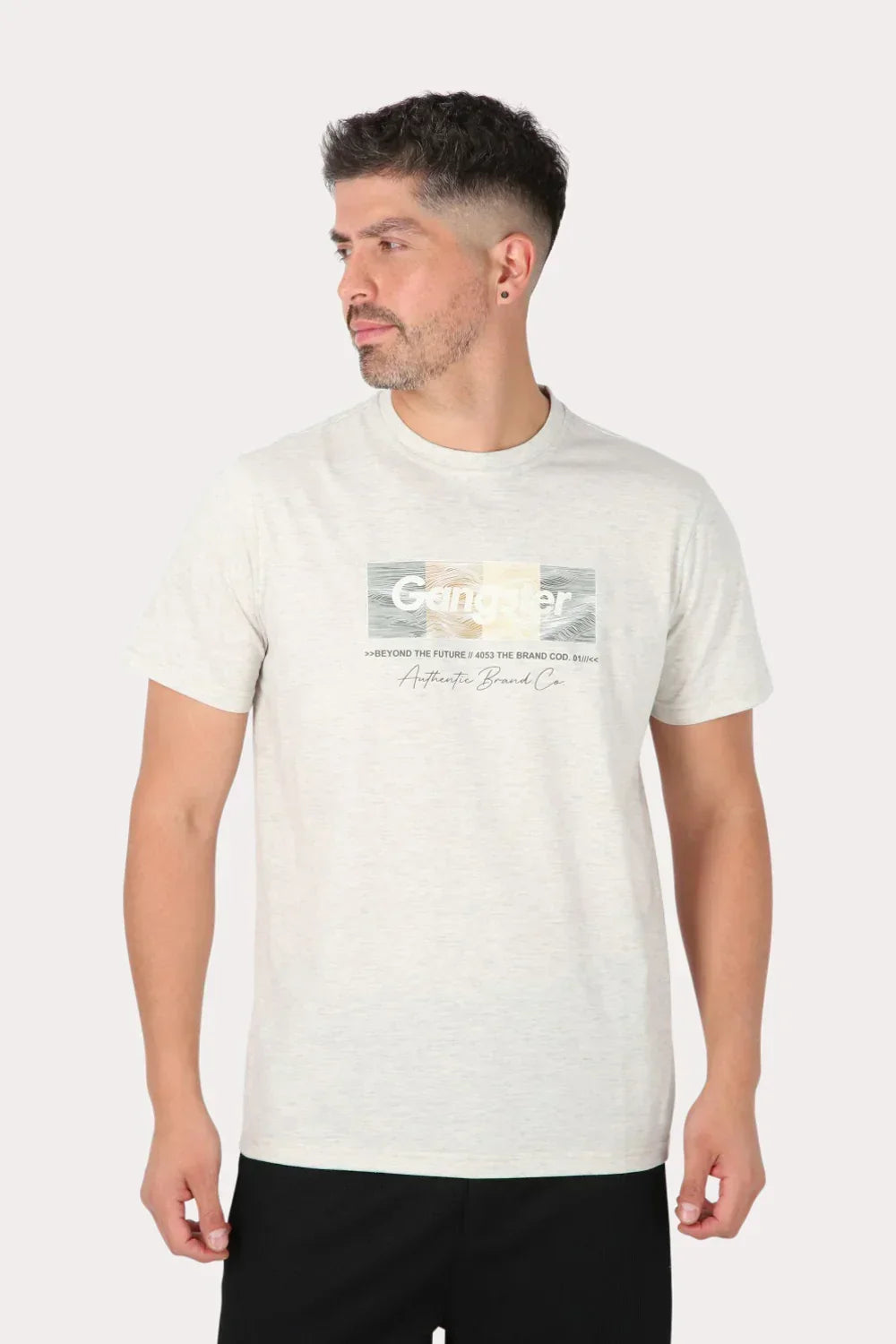 Polera Mc Básica Cumbuco Gris Gangster - Gangster