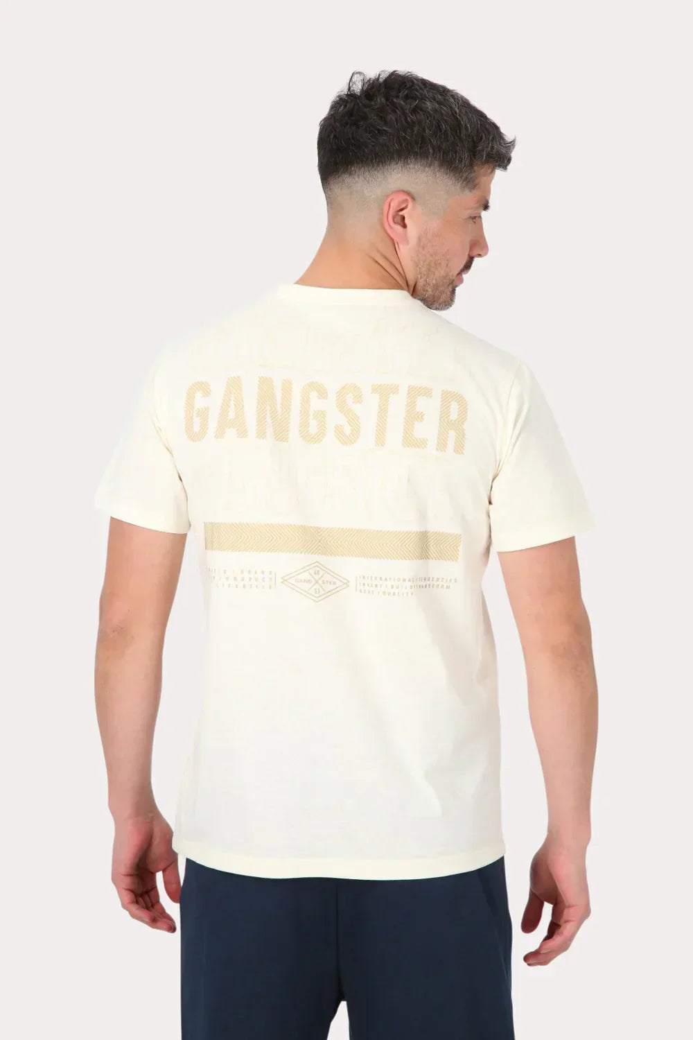 Polera Mc Básica Arpoa Blanco Gangster - Gangster