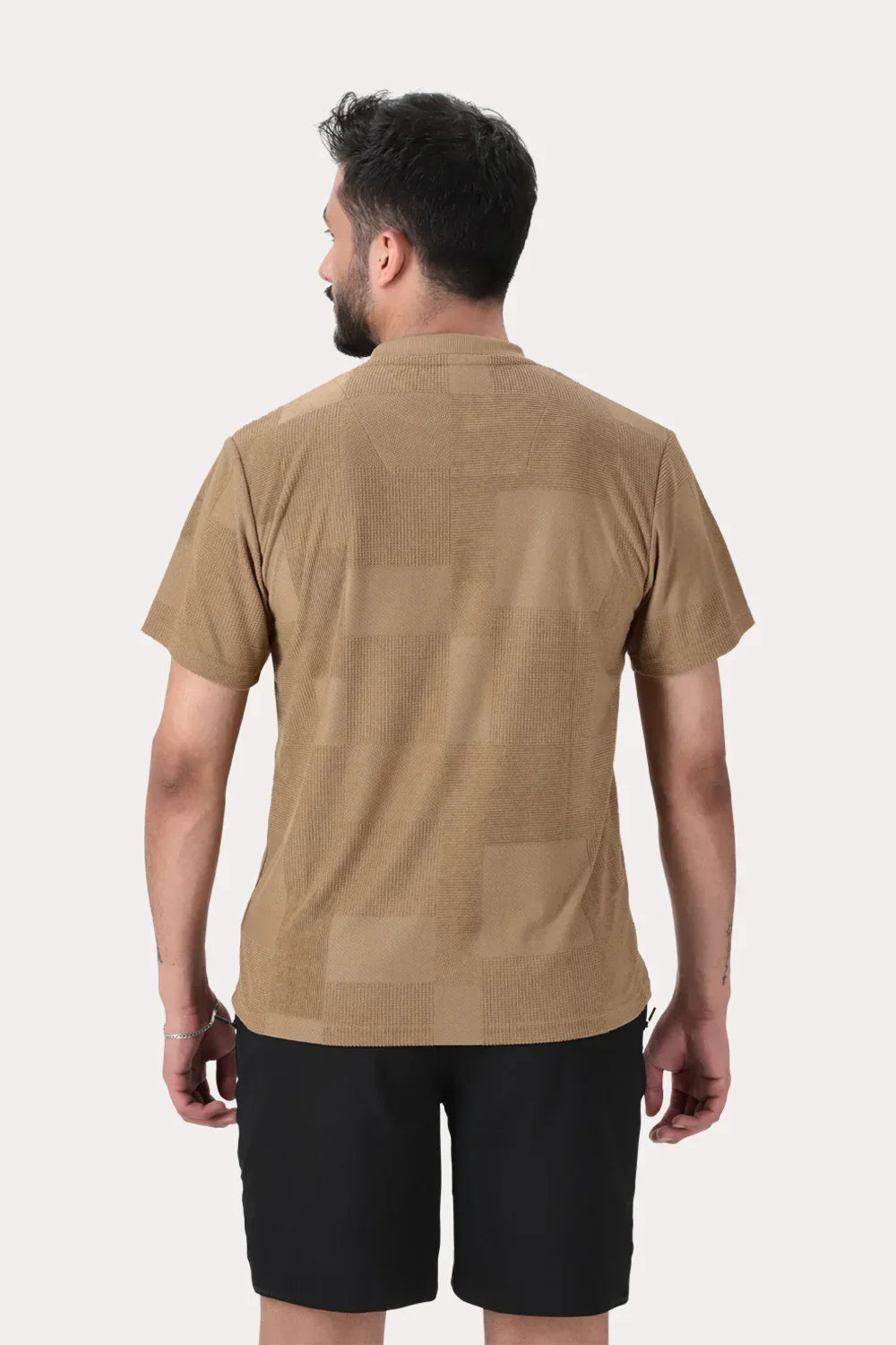 Polera Mc Jaquard 135 St Café - Gangster