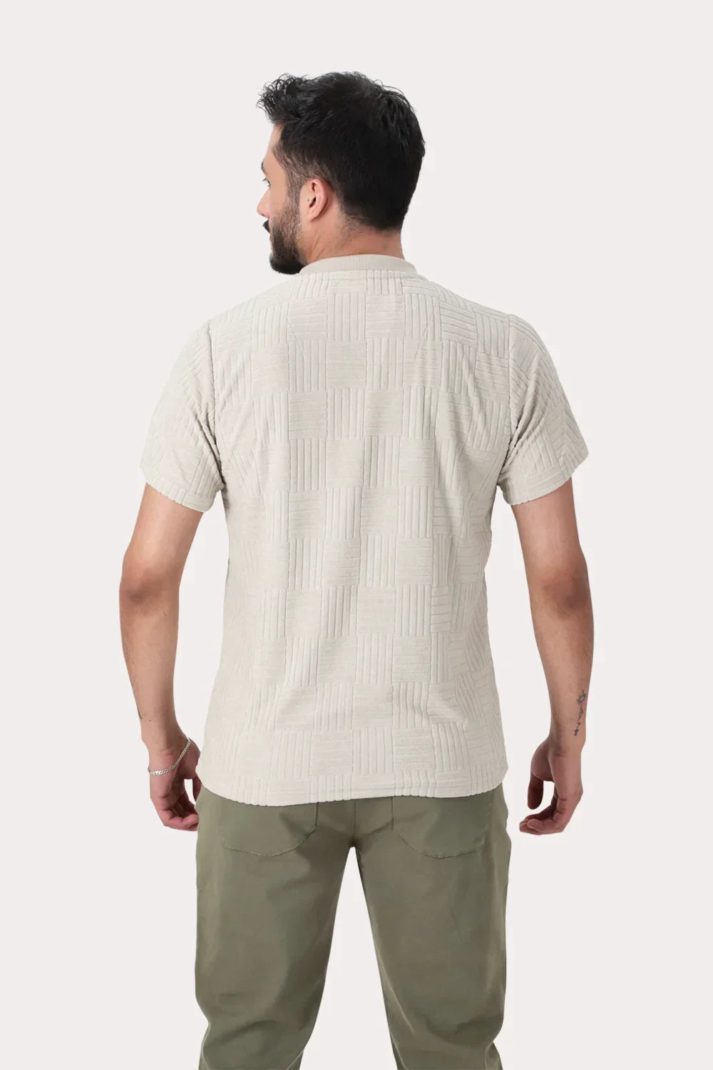 Polera Mc Jaquard 168 St Gris - Gangster