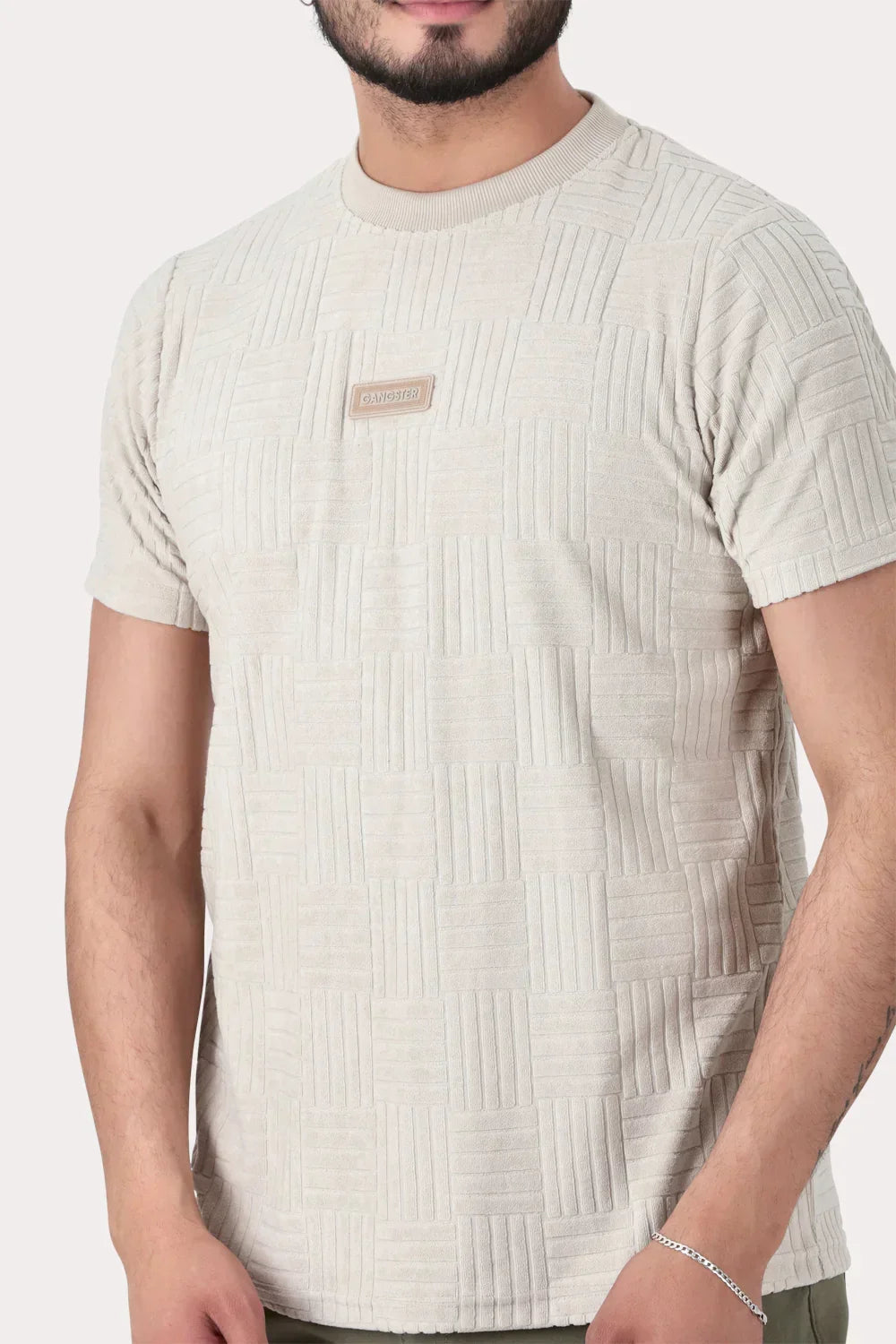 Polera Mc Jaquard 168 St Gris - Gangster