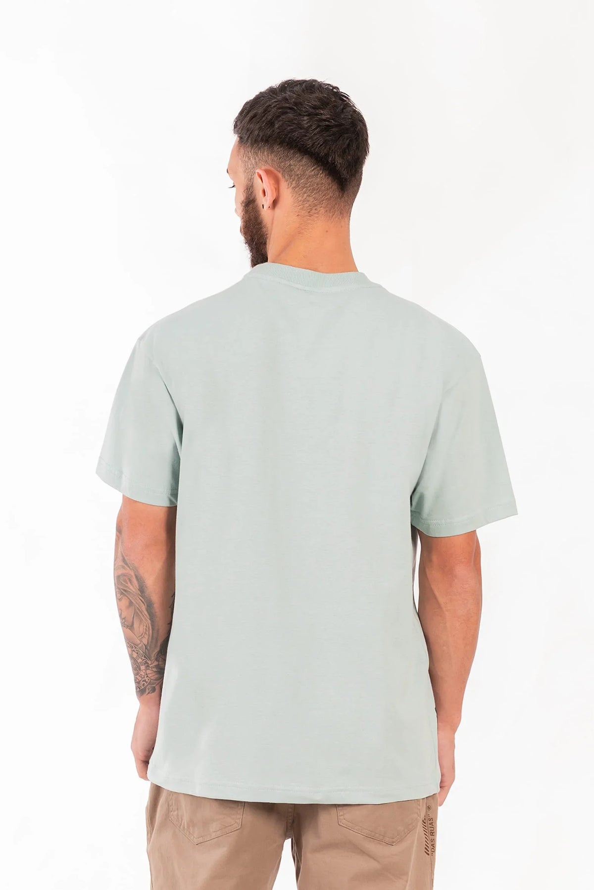 Polera Mc Especial Bpocket Verde Overcore - Gangster