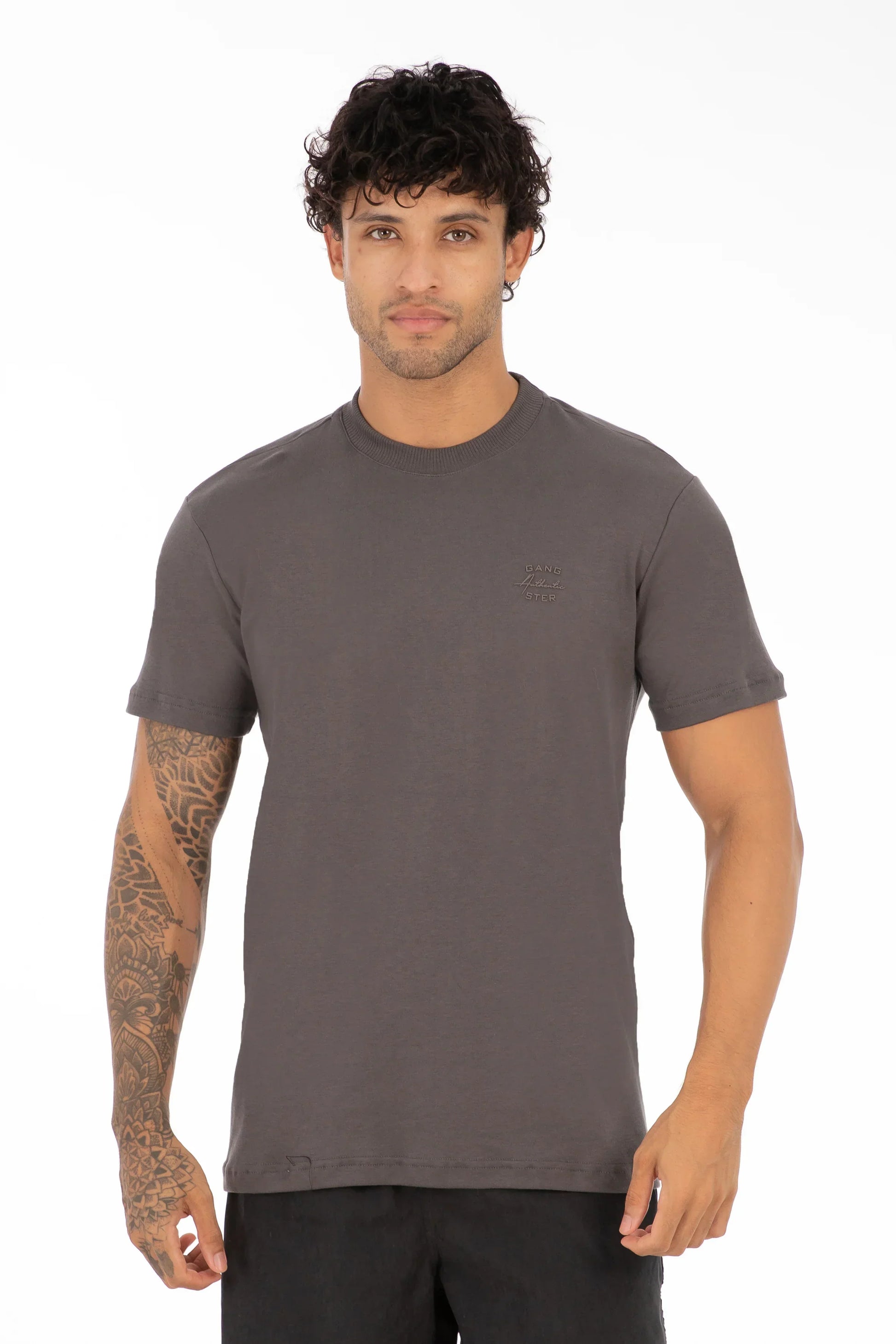Polera Mc Suedine Atlantic Gris Oscuro - Gangster