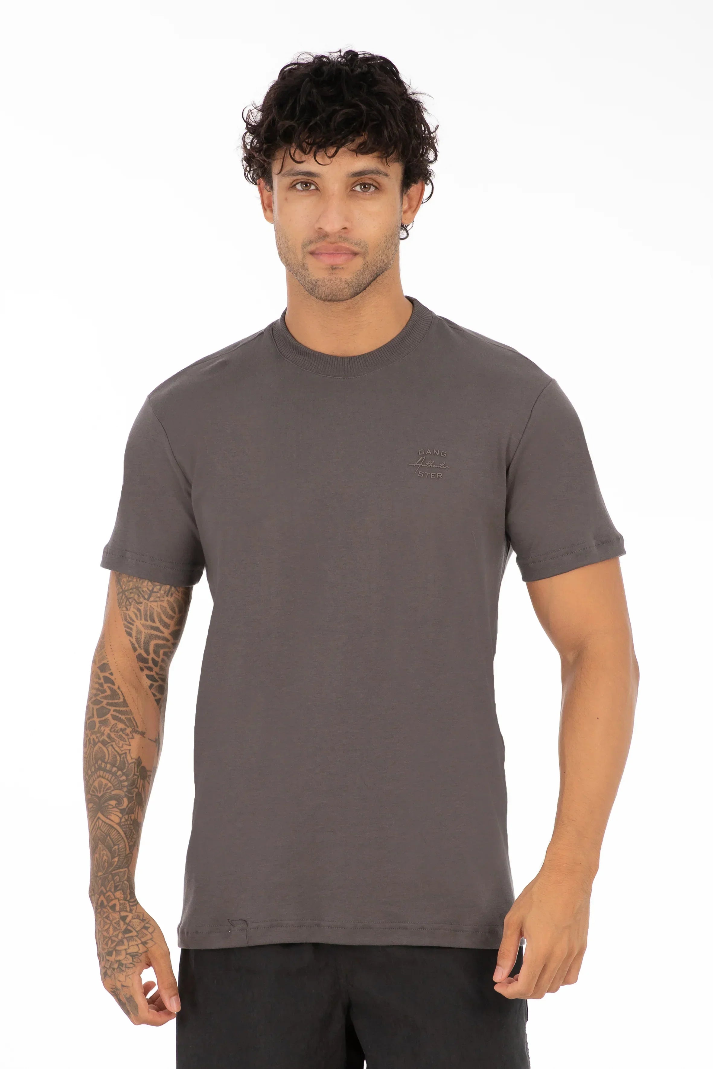 Polera Mc Suedine Atlantic Gris Oscuro - Gangster