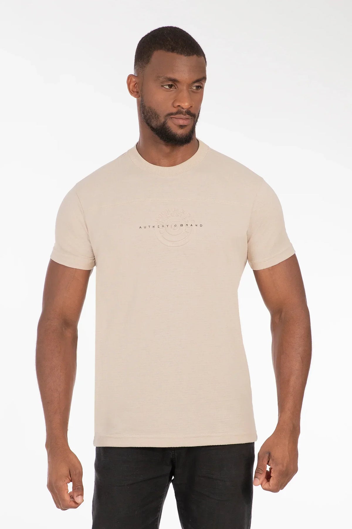 Polera Mc Textura Church Beige - Gangster