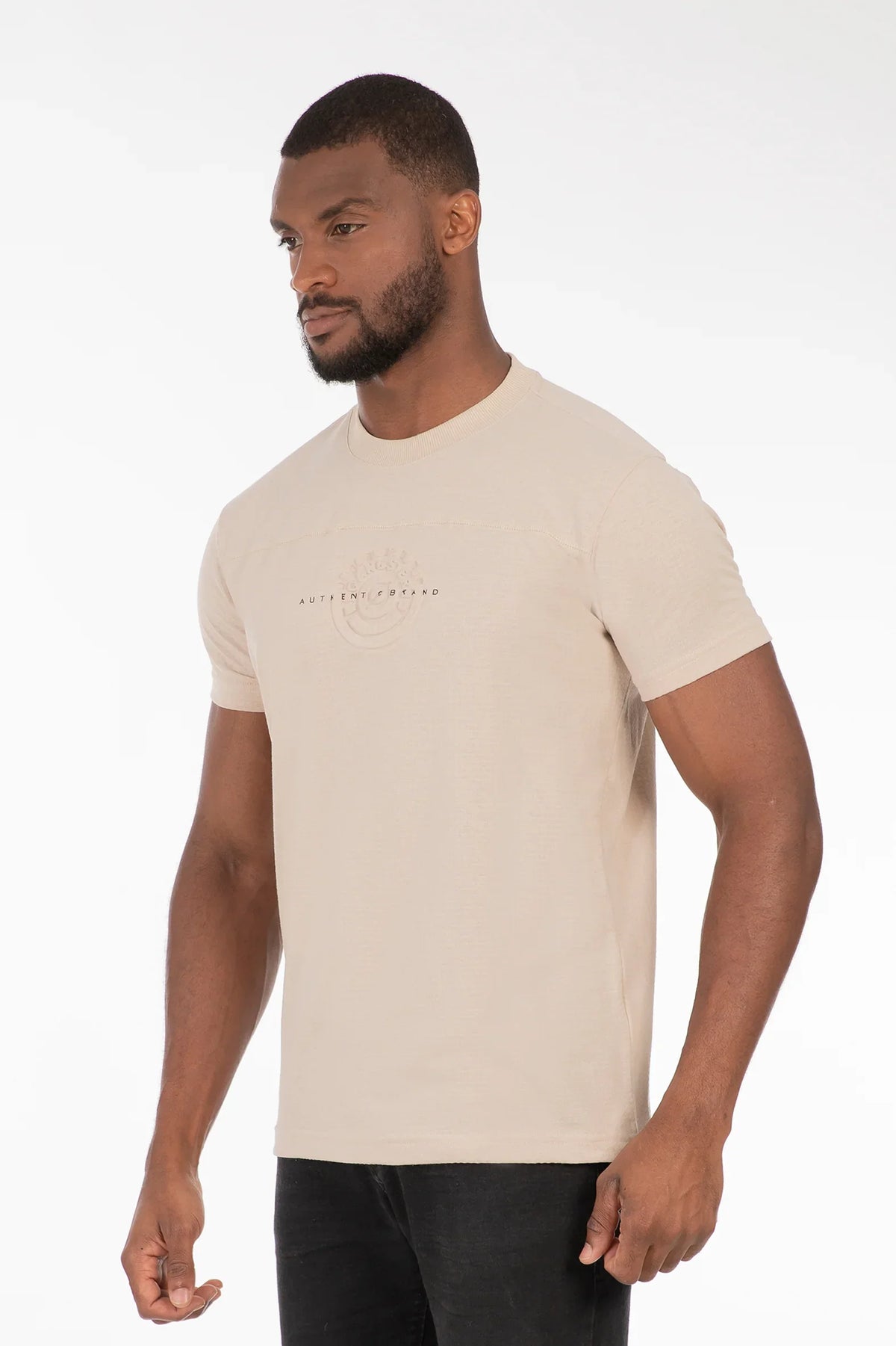 Polera Mc Textura Church Beige - Gangster