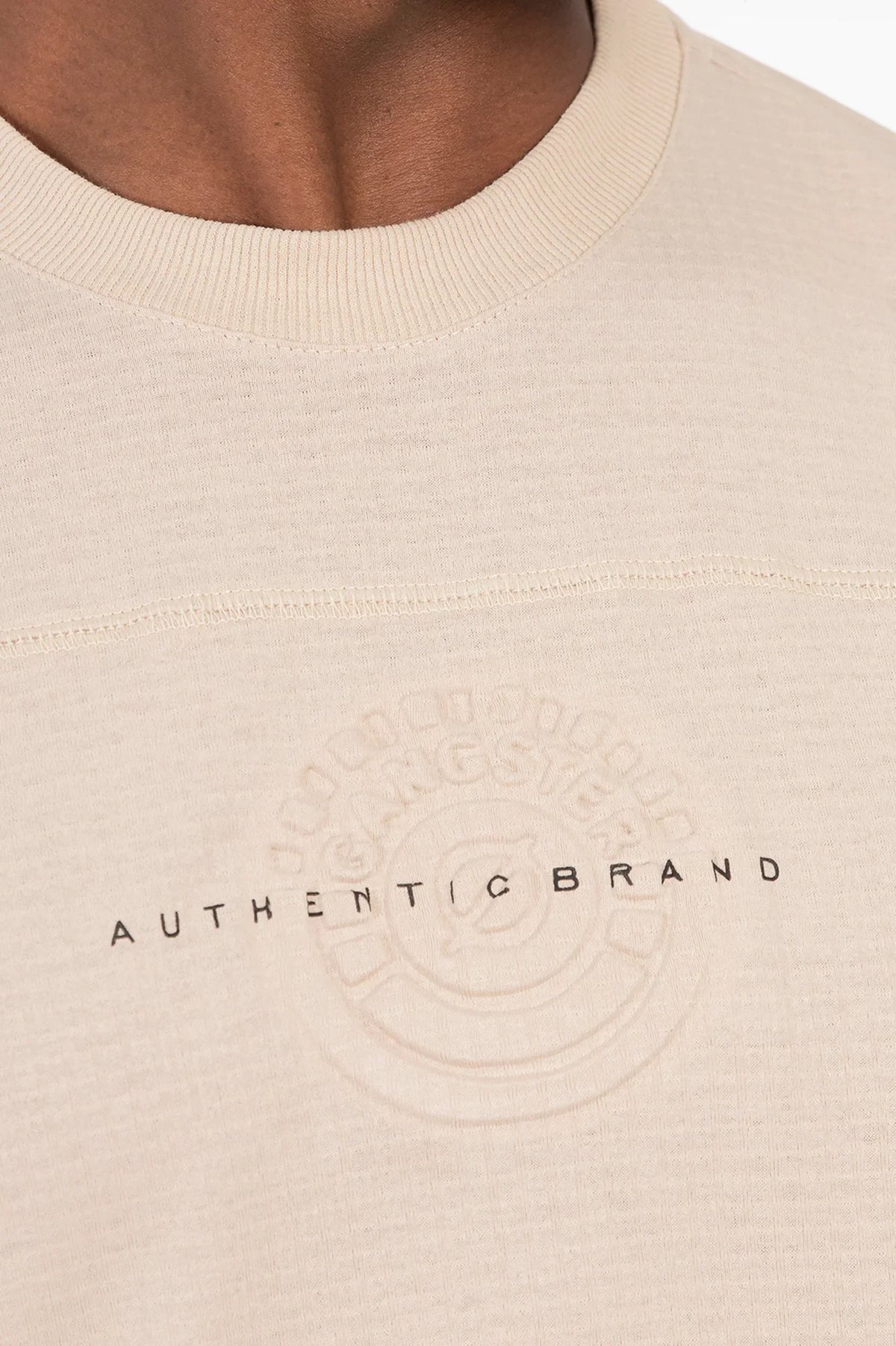 Polera Mc Textura Church Beige - Gangster