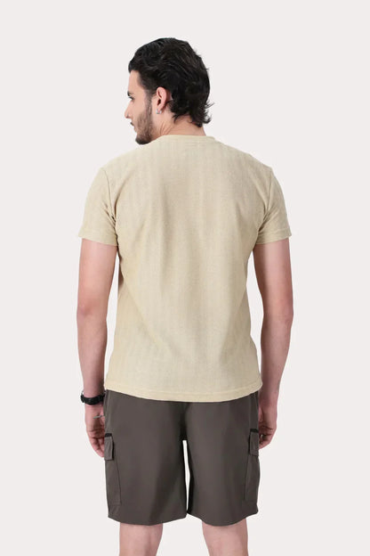 Polera Mc Textura Bedford Beige - Gangster