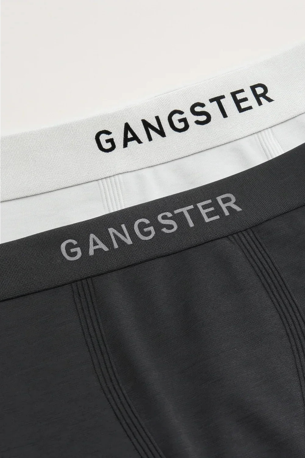 Calzoncillo Calzoncillo Poliamida Duo Gris/Blanco - Gangster