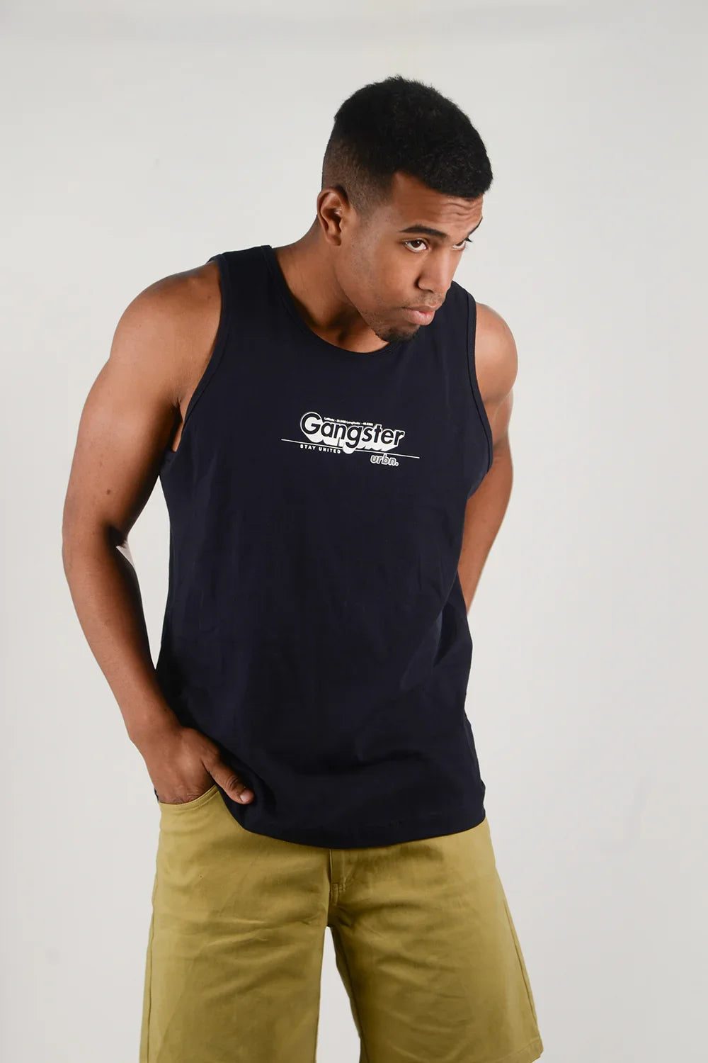 Polera Sm Urbn Azul Gangster - Gangster