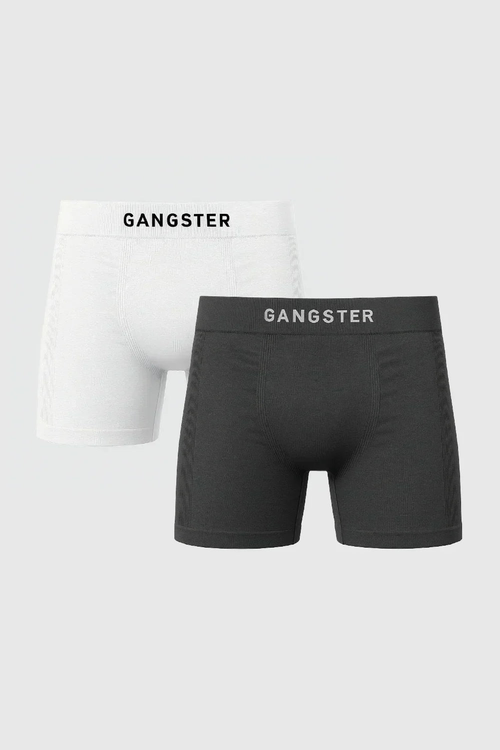 Calzoncillo Calzoncillo Poliamida Duo Gris/Blanco - Gangster