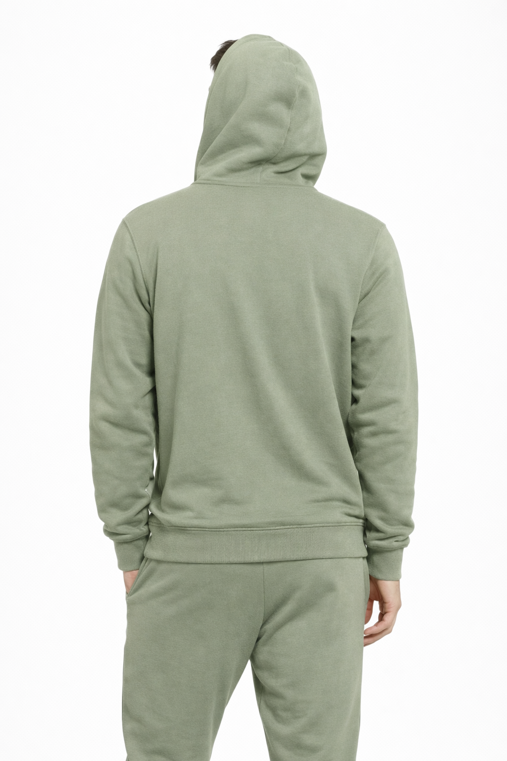 Poleron Fullzipper Step Verde Oliva