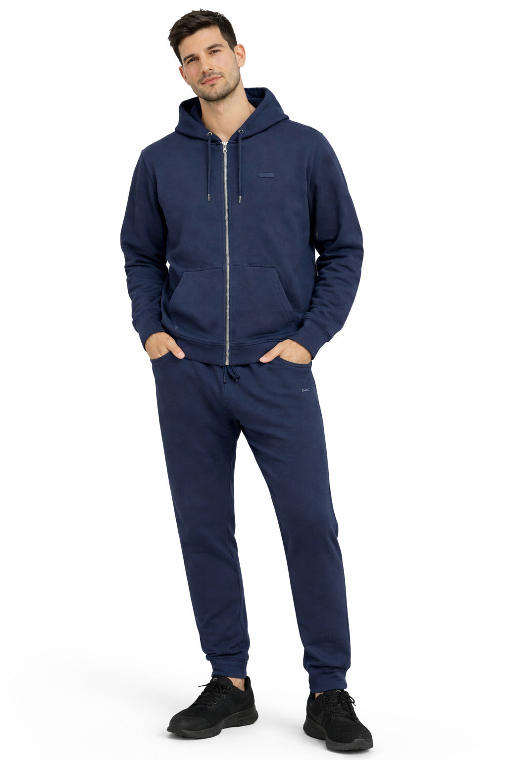 Poleron Fullzipper Link Azul - S
