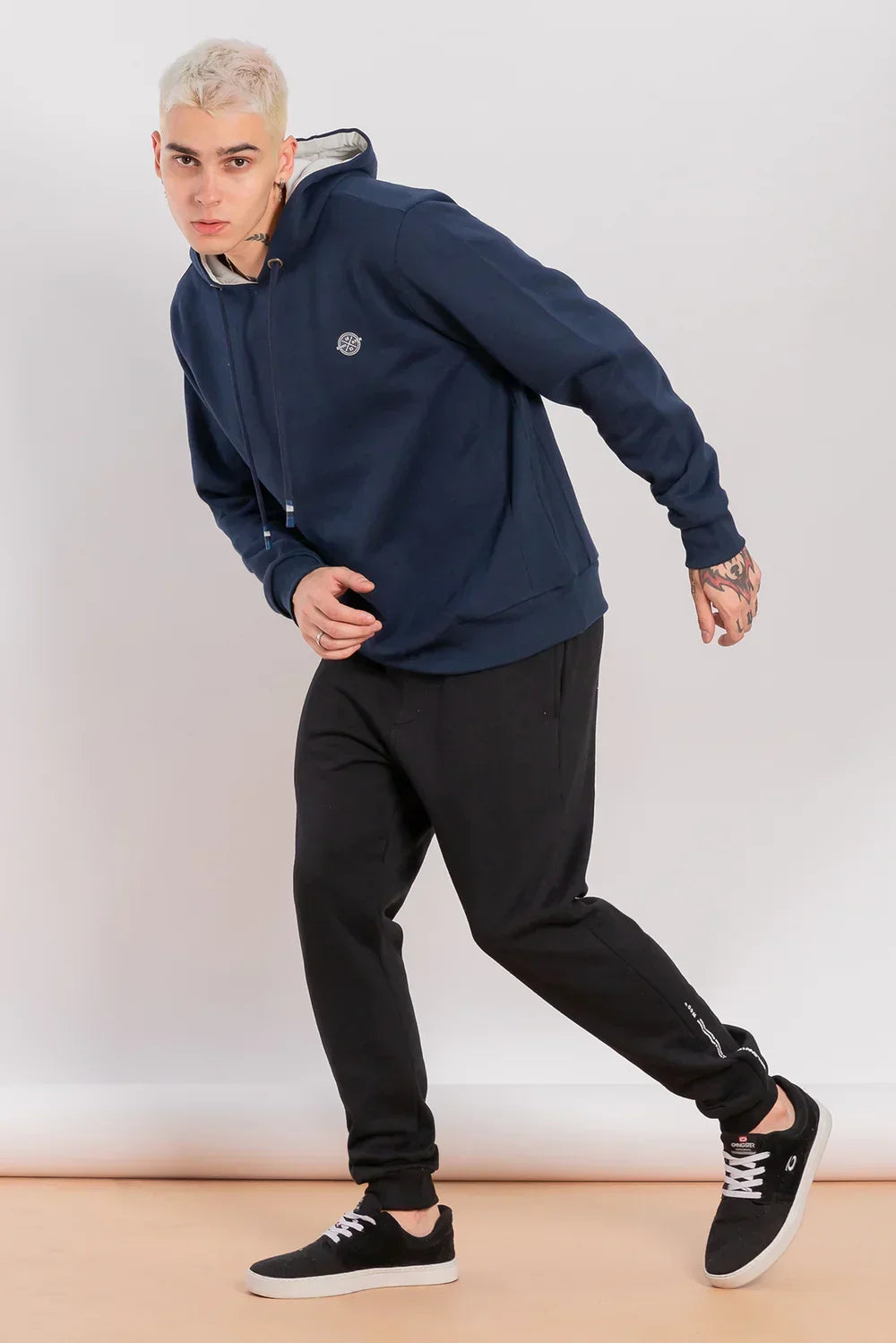 Poleron Hoodie Giddy Azul Gangster - Gangster