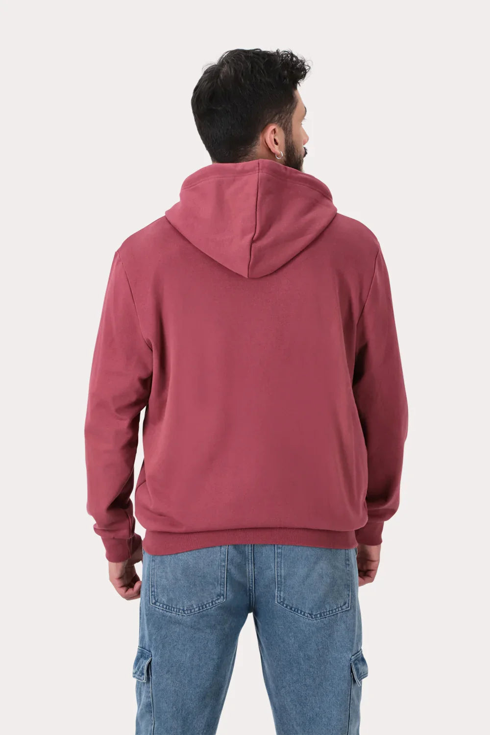 Poleron Full Zipper Fleece Addison Vino - Gangster