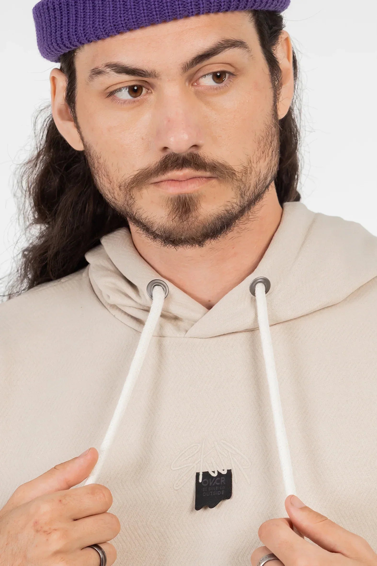 Poleron Hoodie Fleece Clean Arena Overcore - Gangster