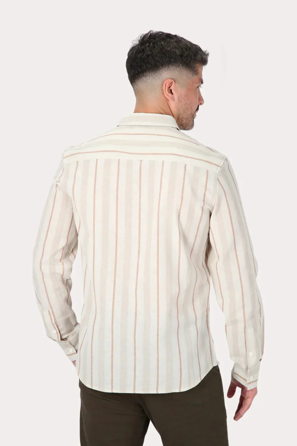 Camisa ML Fake Linho Cactos Blanco Gangster - Gangster