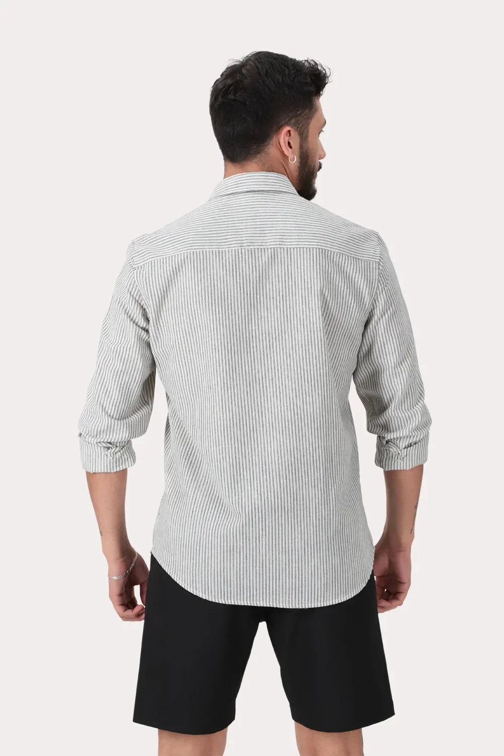 Camisa ML Fake Linho Araru Blanco Gangster - Gangster