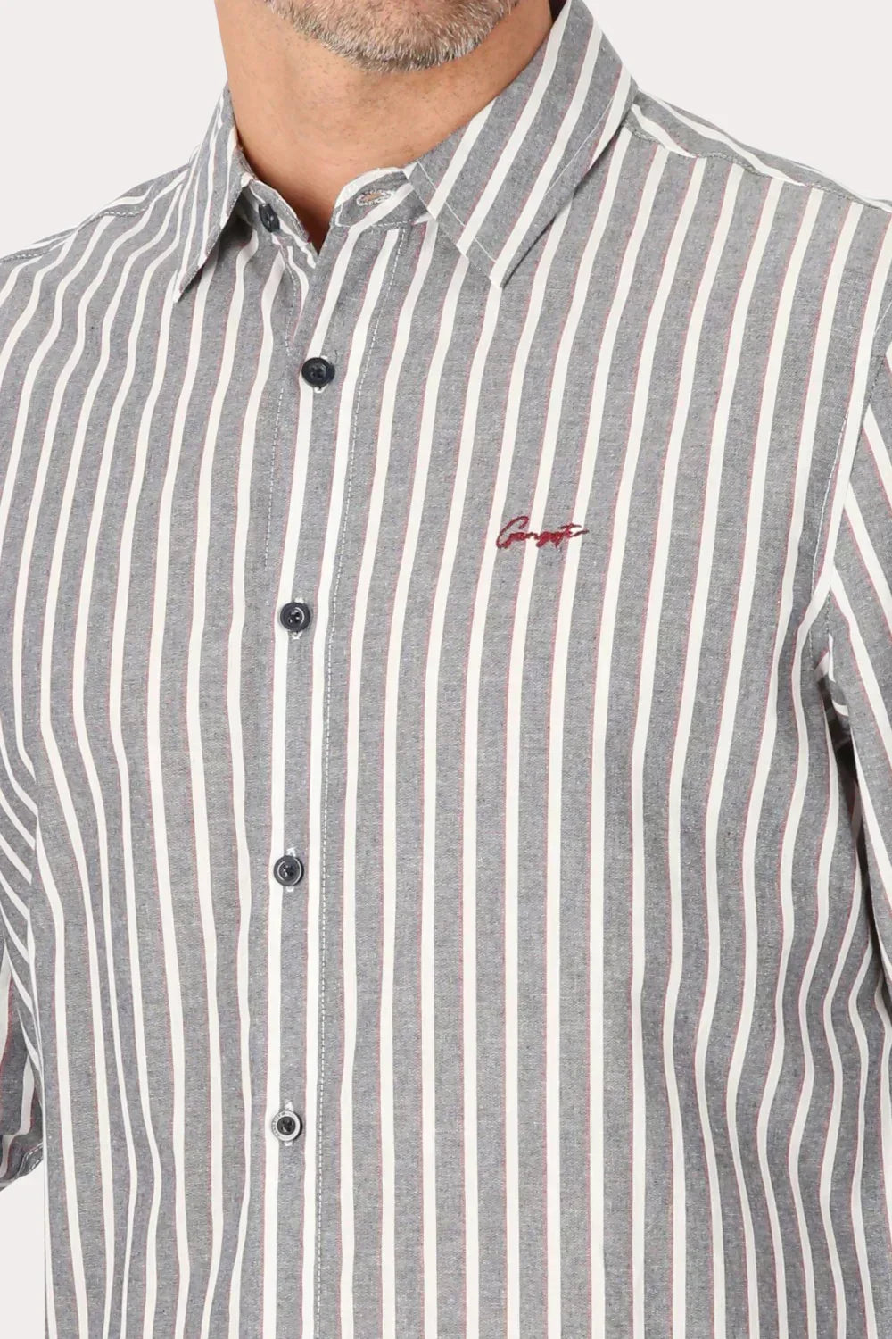 Camisa ML Fake Linho Buriti Azul Gangster - Gangster