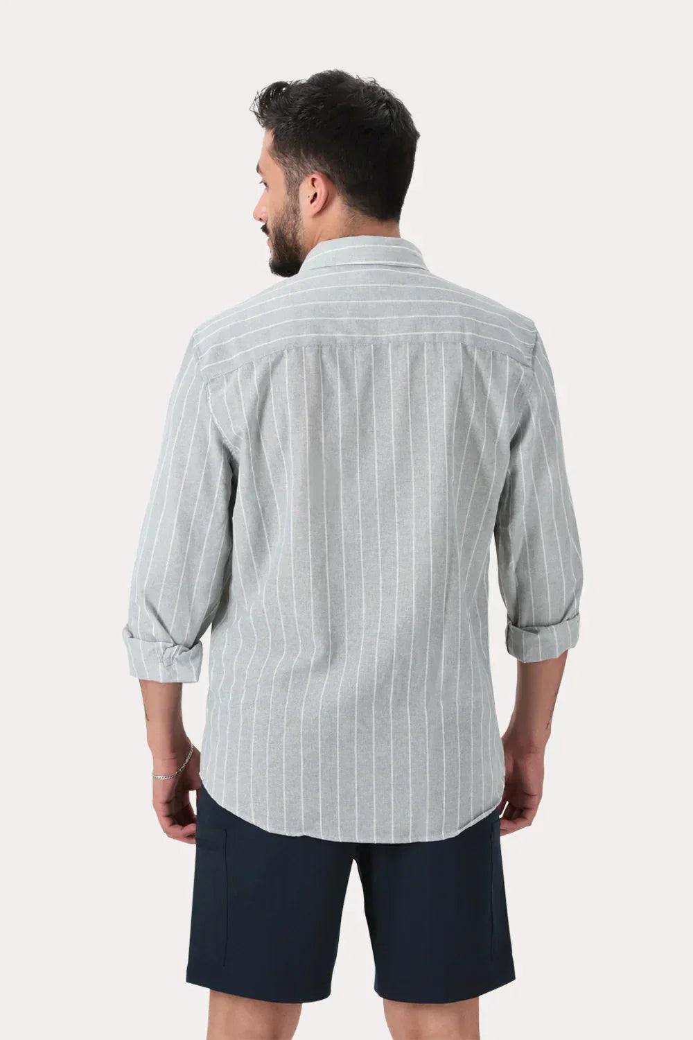 Camisa ML Fake Linho Garfield Beige - Gangster
