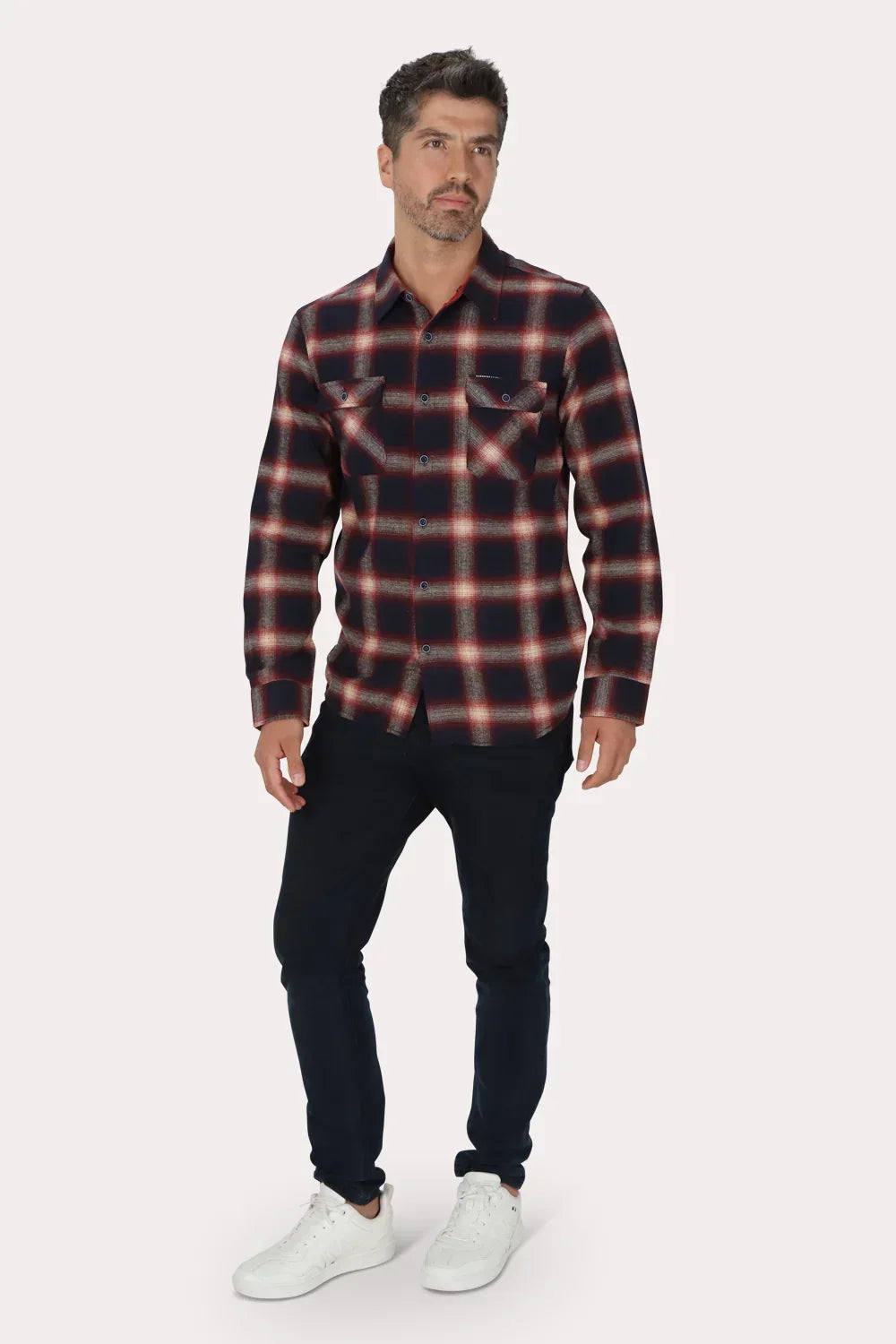 Camisa Ml Franela Braven Azul Marino Gangster - Gangster