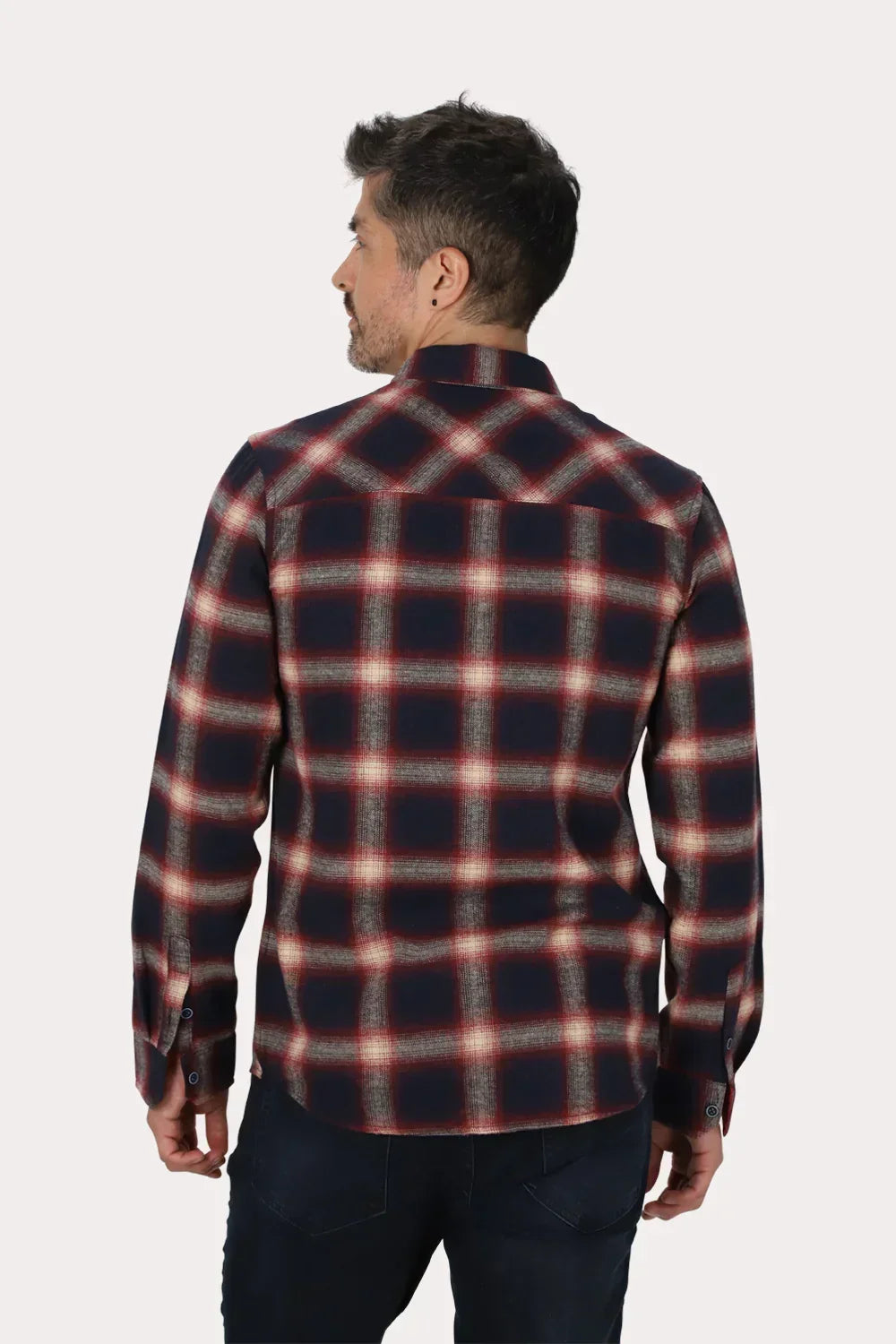 Camisa Ml Franela Braven Azul Marino Gangster - Gangster