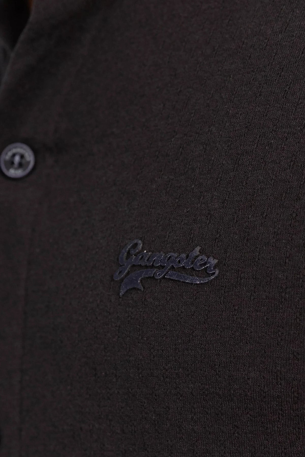 Camisa Camisa Textura Roos Azul Marino - Gangster