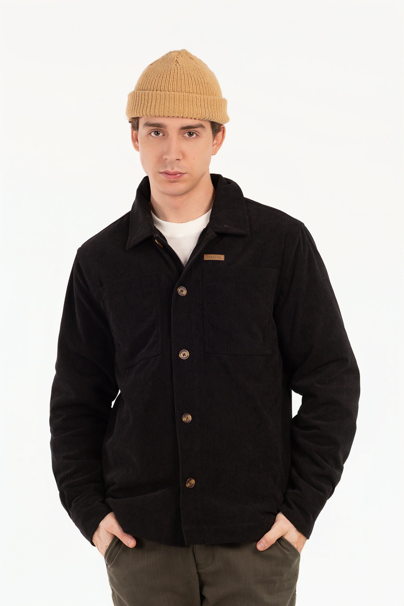 Chaqueta Overshirt Sway Negro