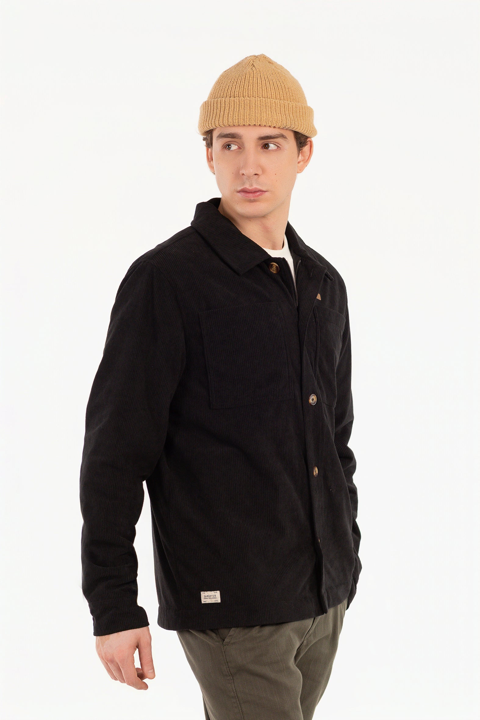 Chaqueta Overshirt Sway Negro