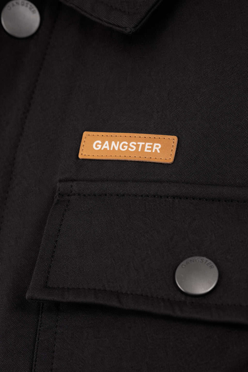 Chaqueta Overshirt Habit Negro-4
