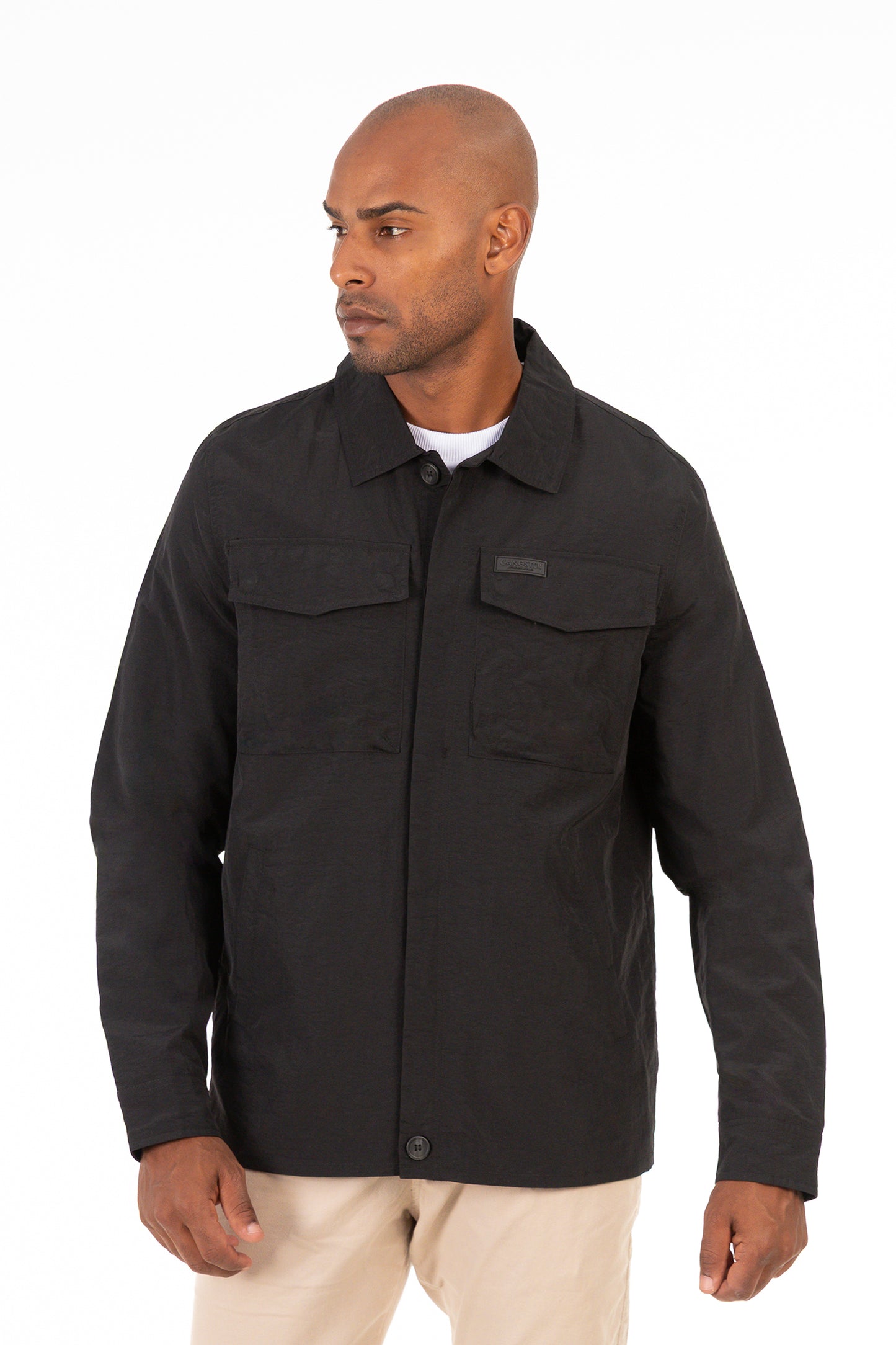 Chaqueta Overshirt Temper Beige