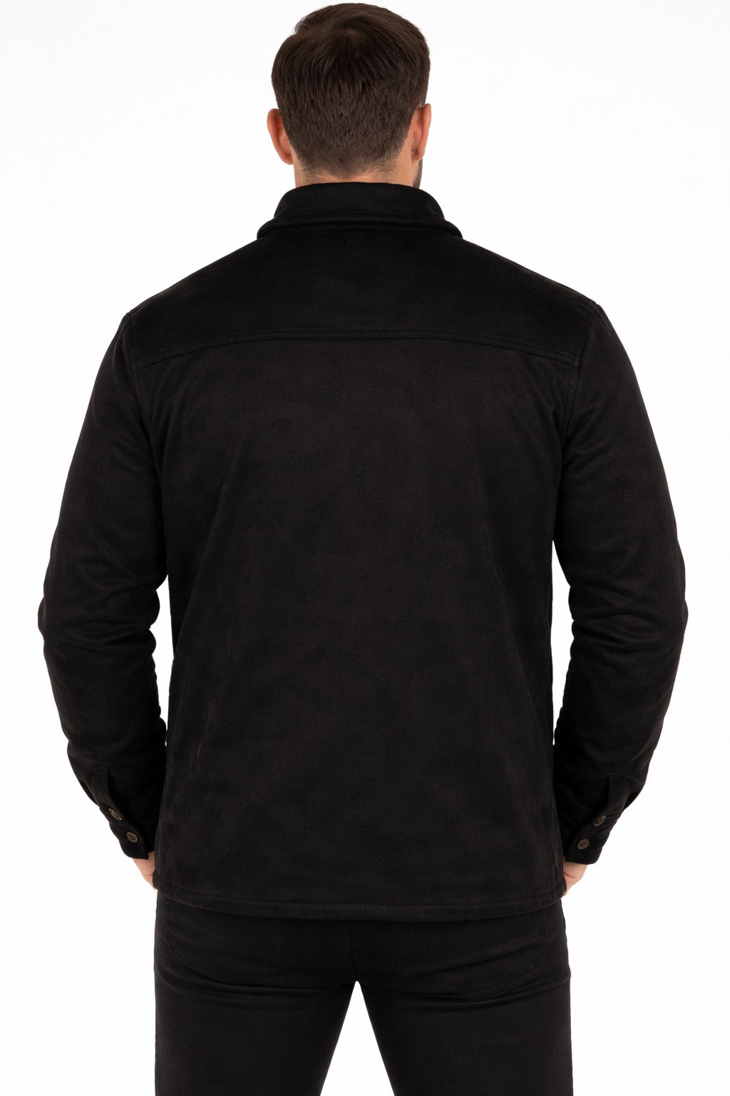 Chaqueta Overshirt Calm Negro-3