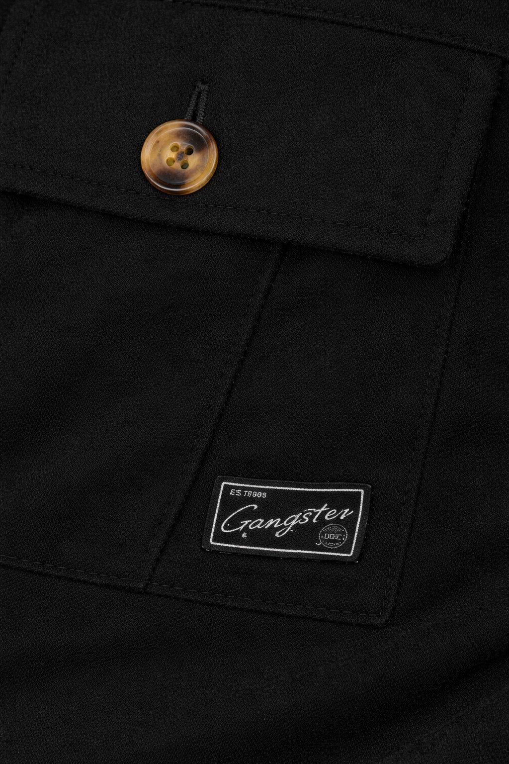 Chaqueta Overshirt Calm Negro