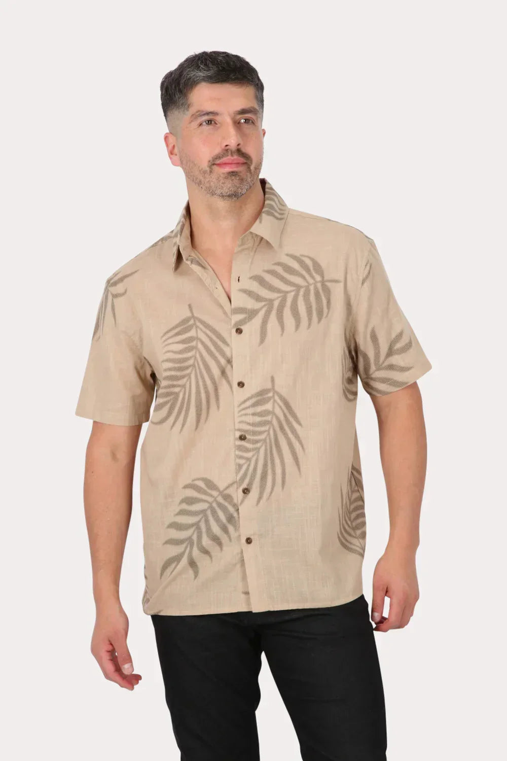 Camisa Mc Algodón Meio Cafe Gangster - Gangster