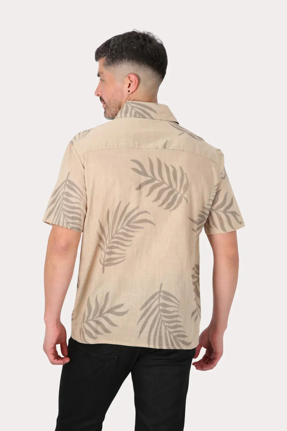 Camisa Mc Algodón Meio Cafe Gangster - Gangster