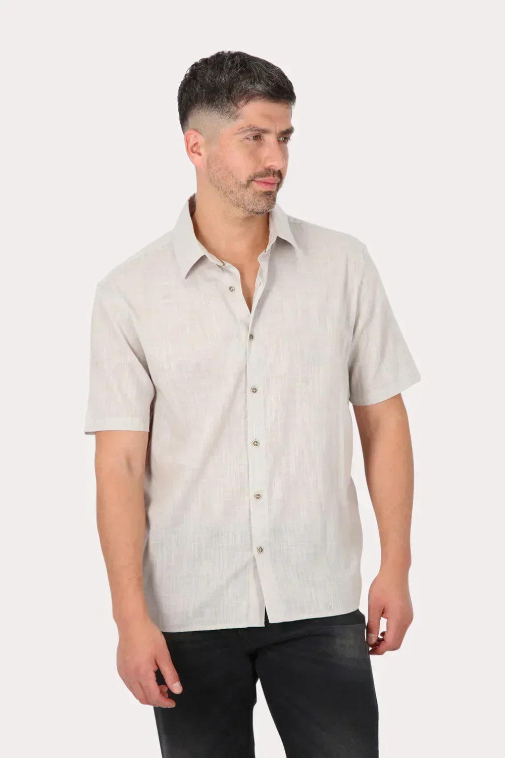 Camisa Mc Algodón Ferrugem Gris Gangster - Gangster