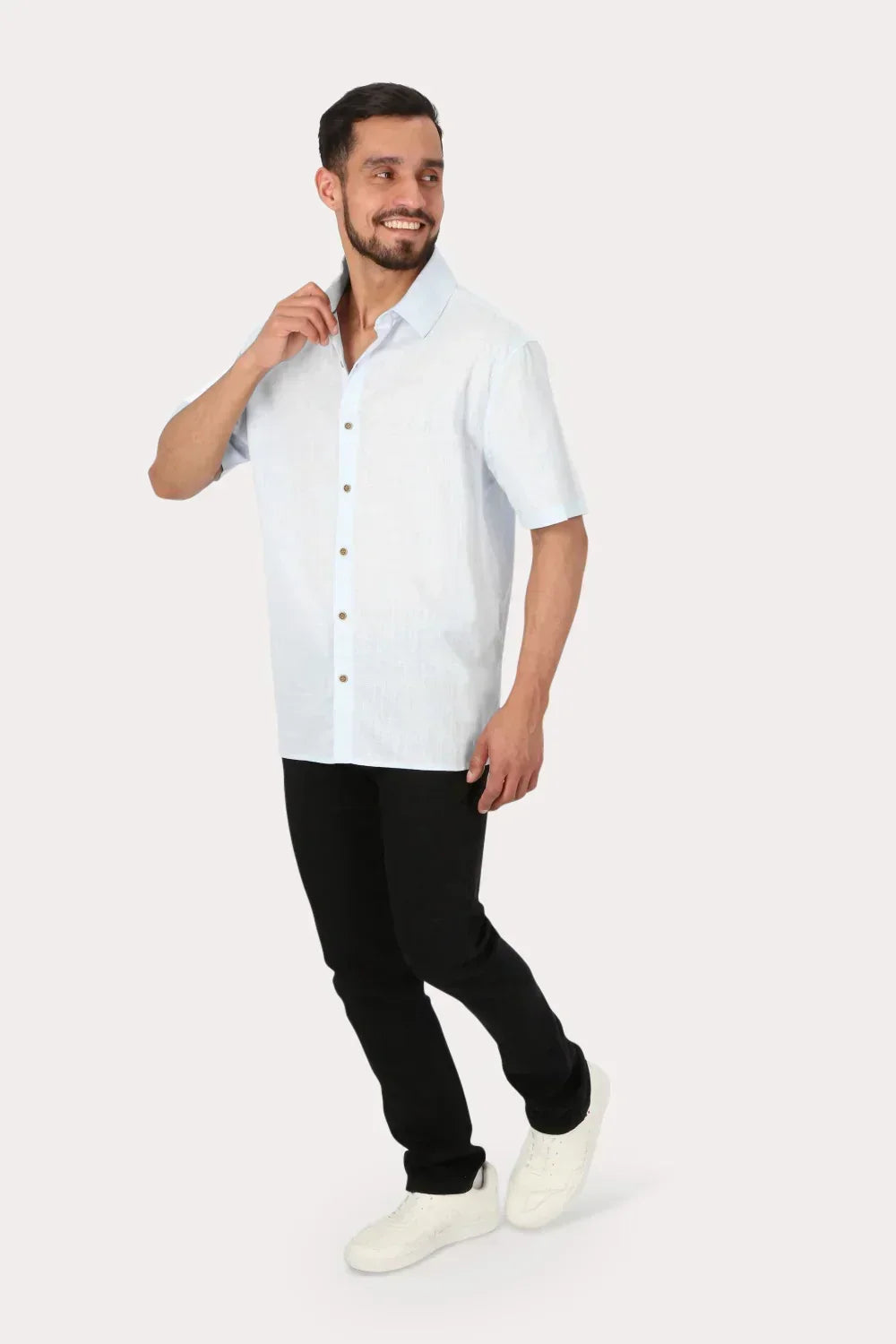 Camisa Mc Algodón Pinhal Celeste Gangster - Gangster