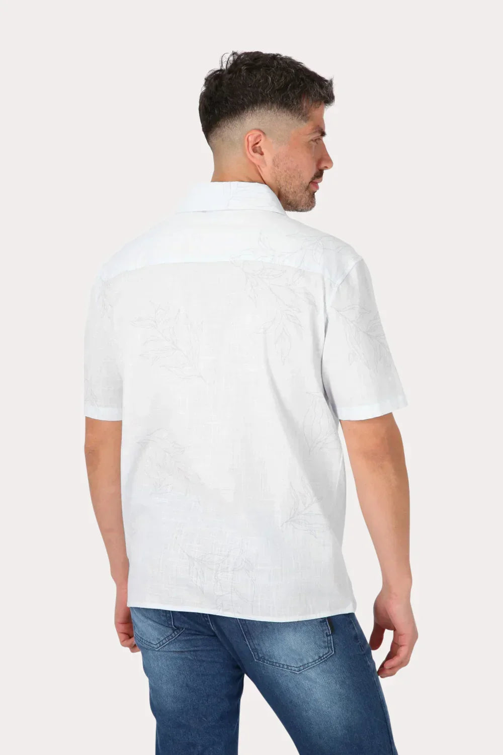 Camisa Mc Algodón Pina Celeste Gangster - Gangster