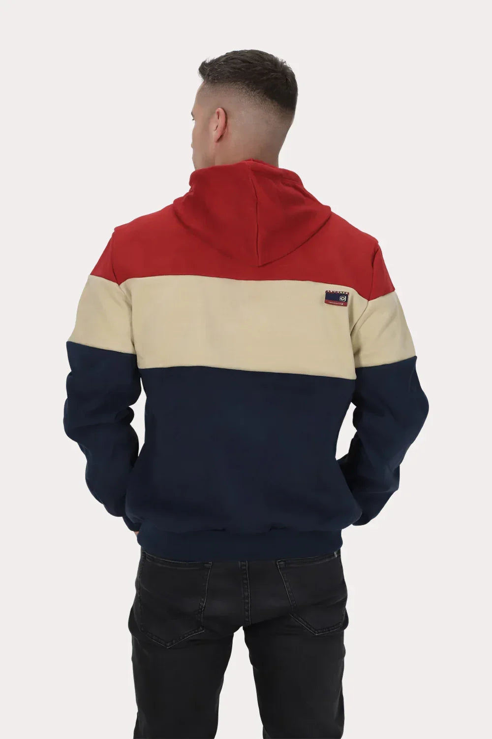 Poleron Full Zipper Peachy Azul Gangster - Gangster